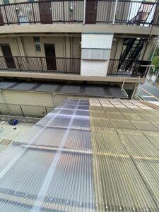 横浜市鶴見区にて行った屋根リフォーム　施工後の様子